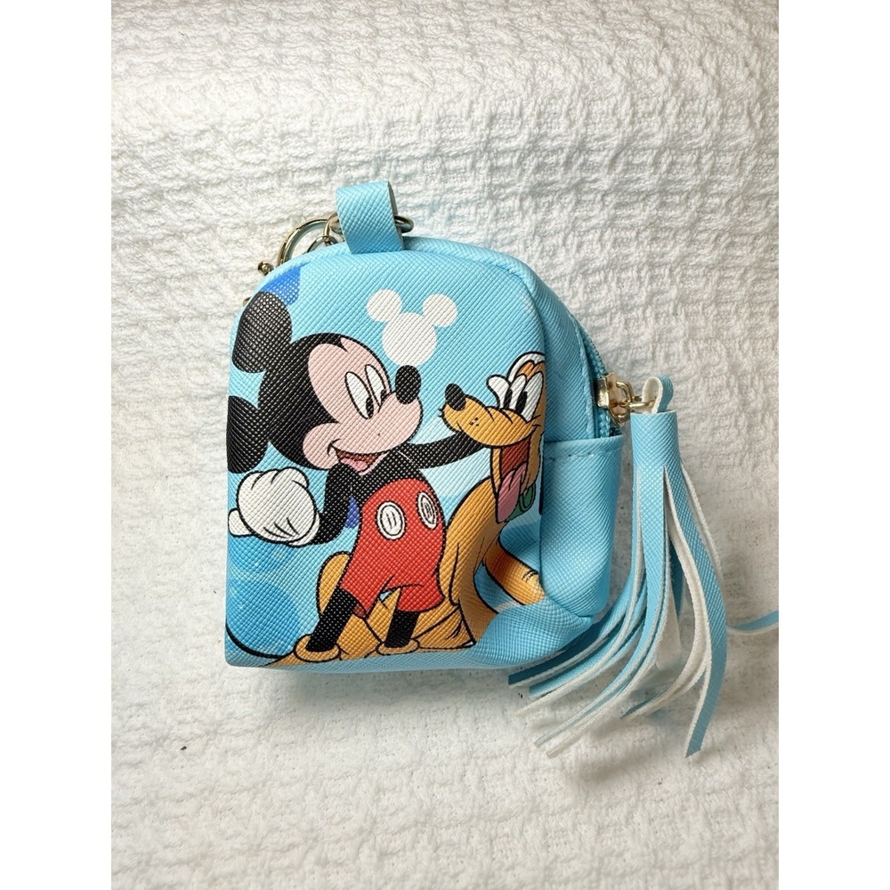 Mickey Mouse & Pluto Mini Backpack Keychain Chang… - image 2